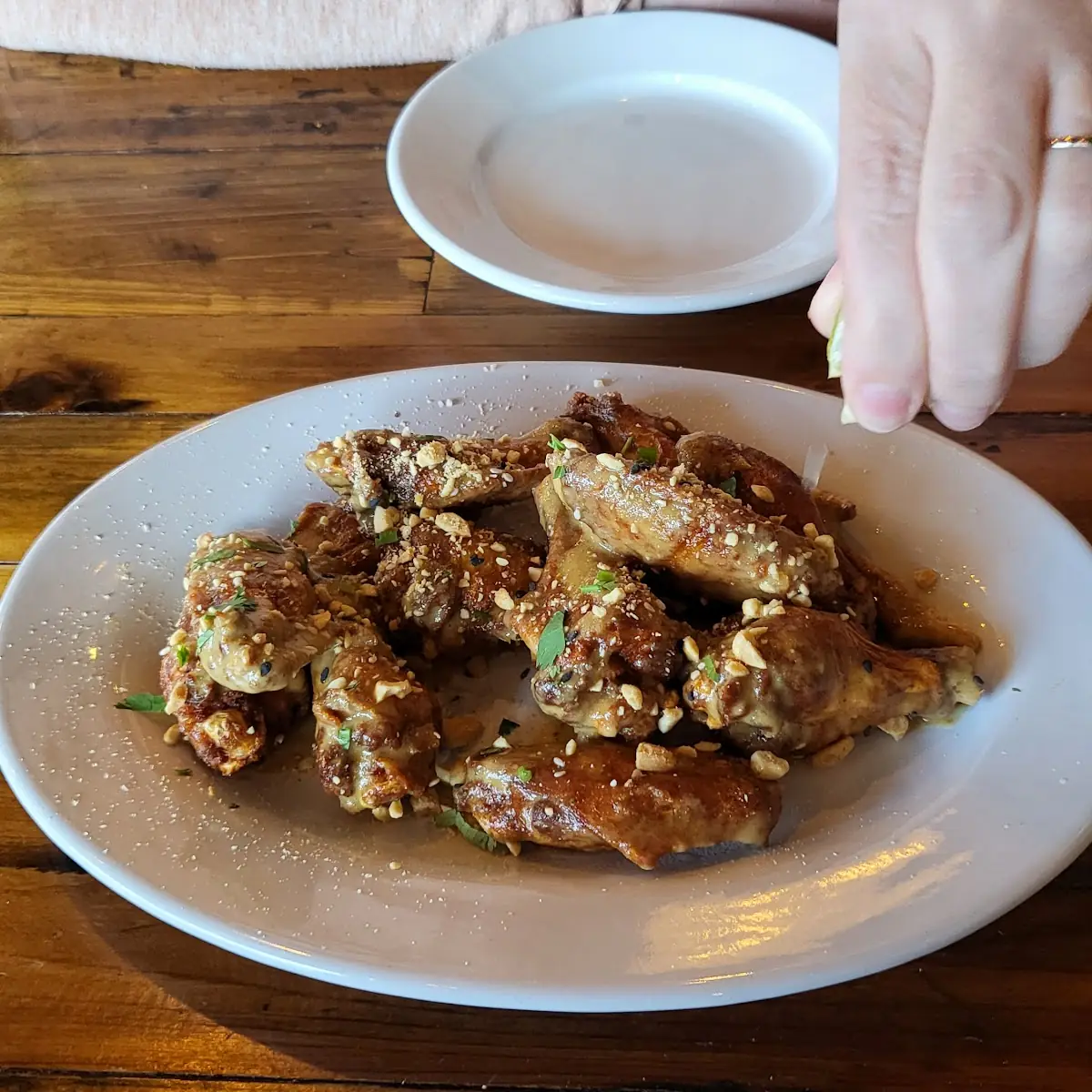 Thai Peanut Chicken Wings