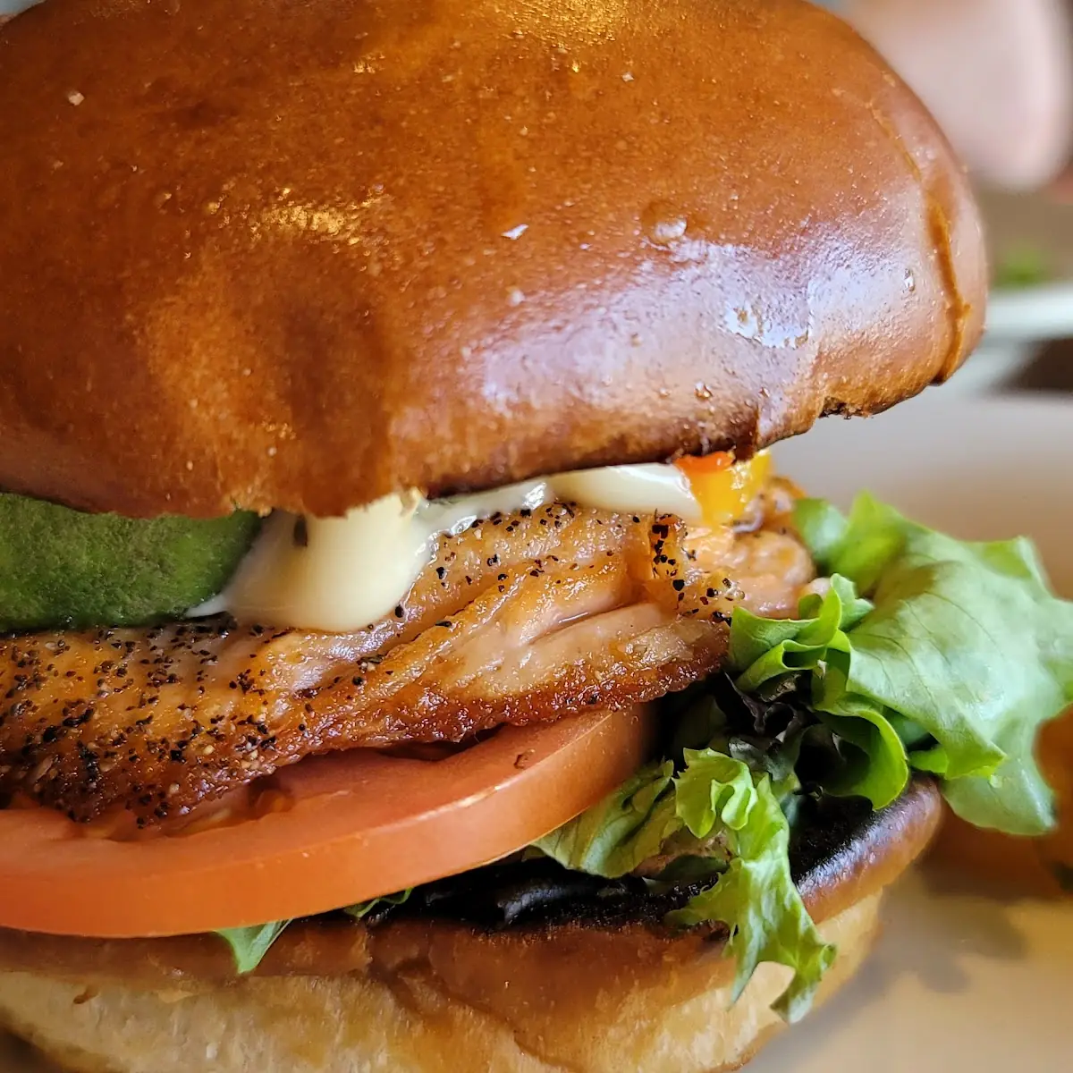 Seared Salmon Sandwich