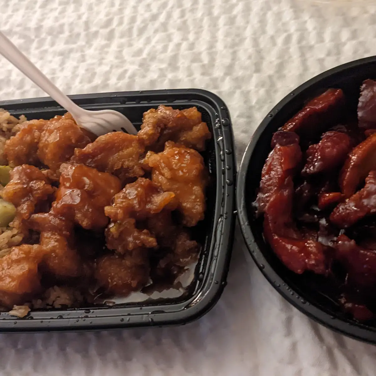 General TSO's Chicken with Boneless Spare Ribs