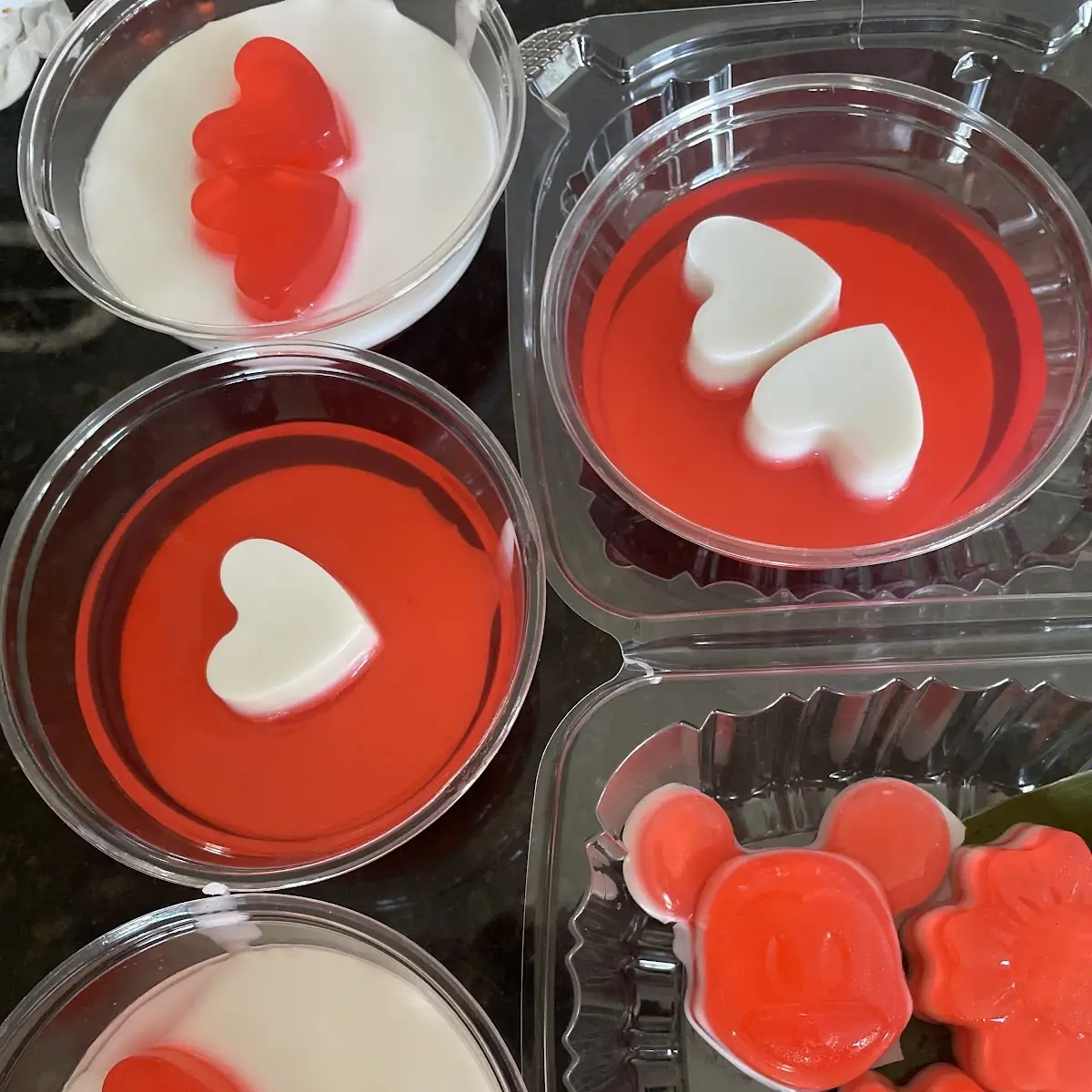 Strawberry Coconut Jello