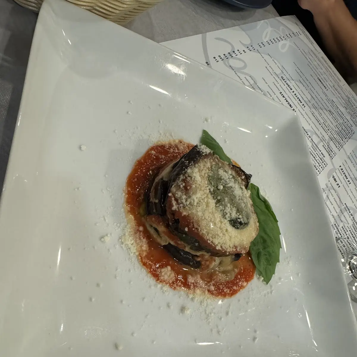 Eggplant Parmesan Appetizer