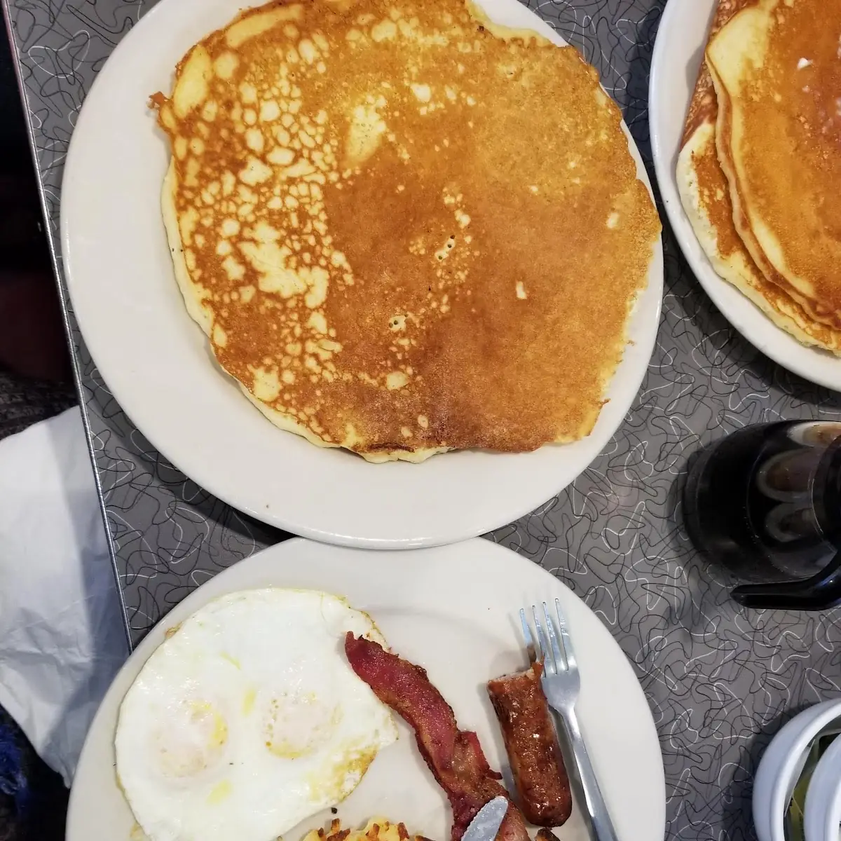 Traditional Breakfast Platter with Coffee