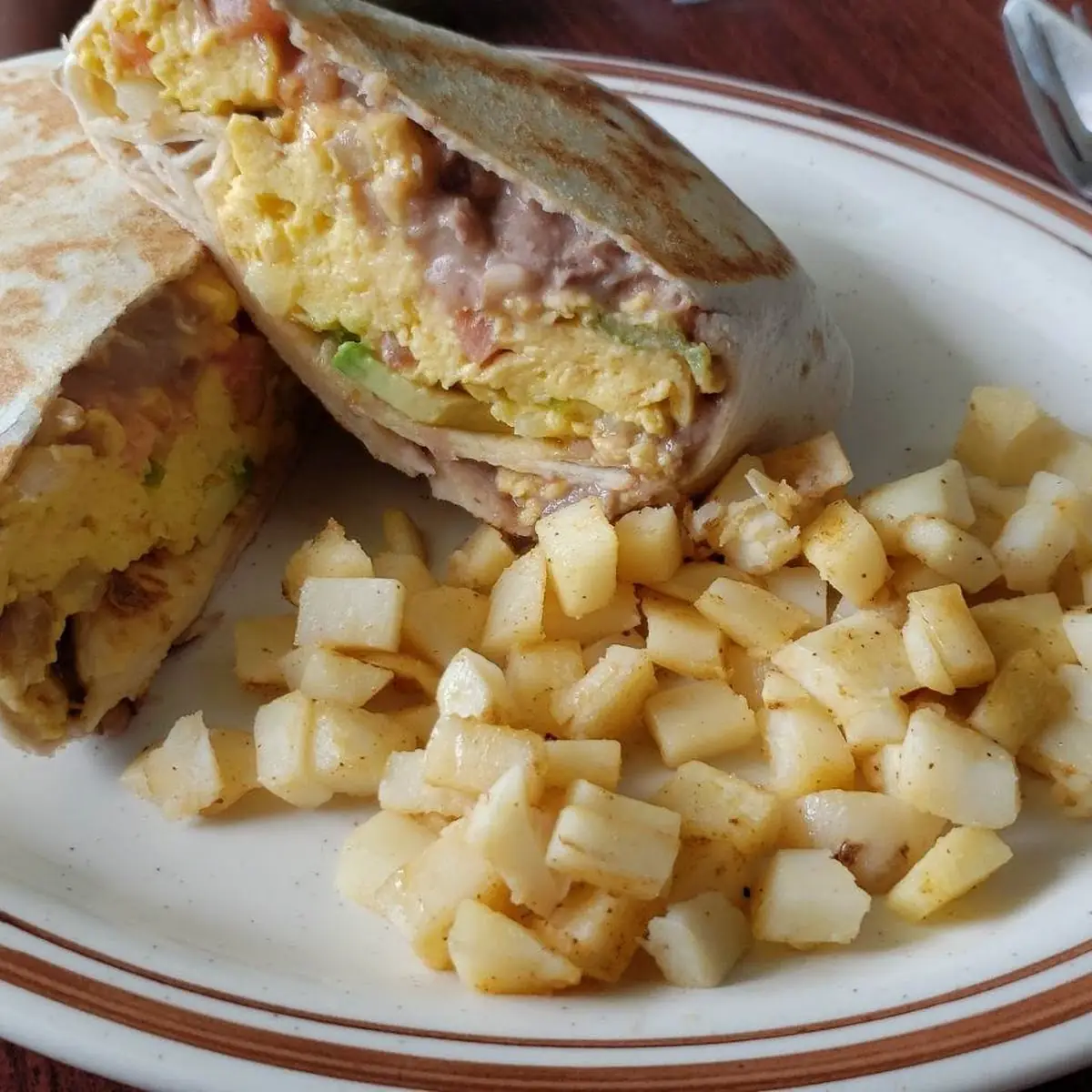 Vegetarian Breakfast Burrito