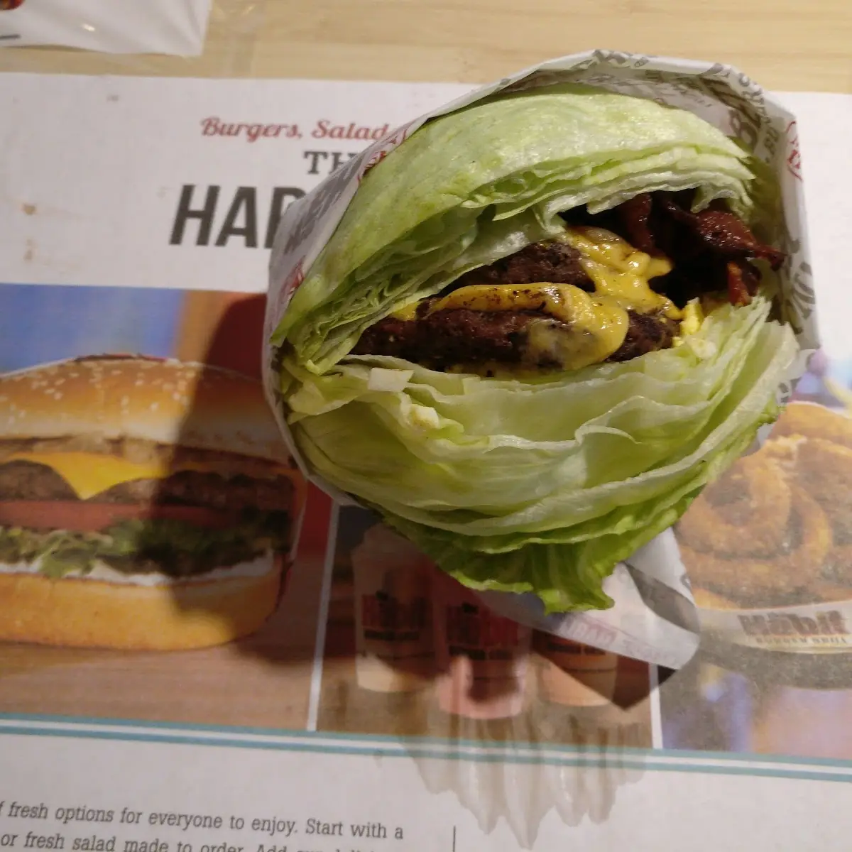 Charburger Lettuce Wrap