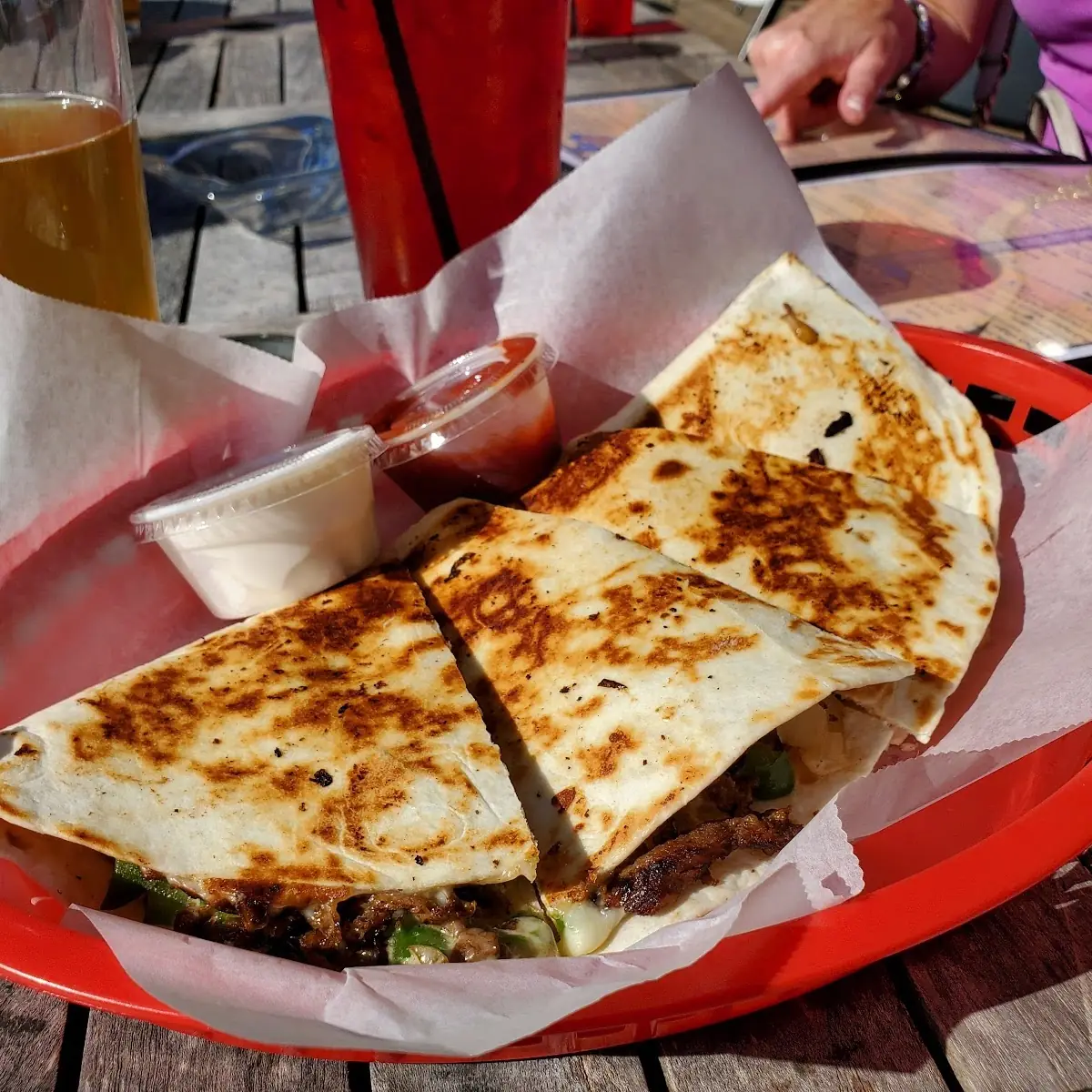 Cheese Steak Quesadilla
