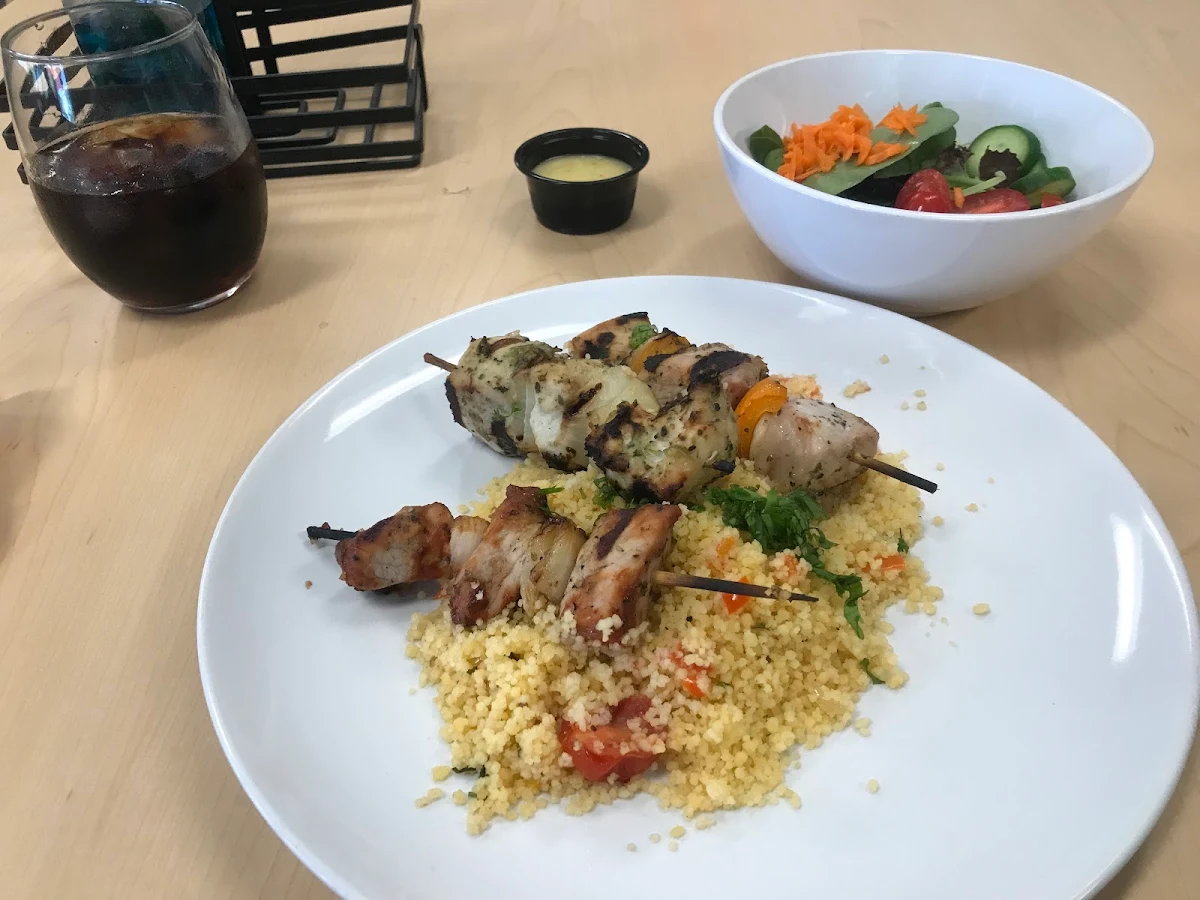 Roast Pork Kabobs and Couscous