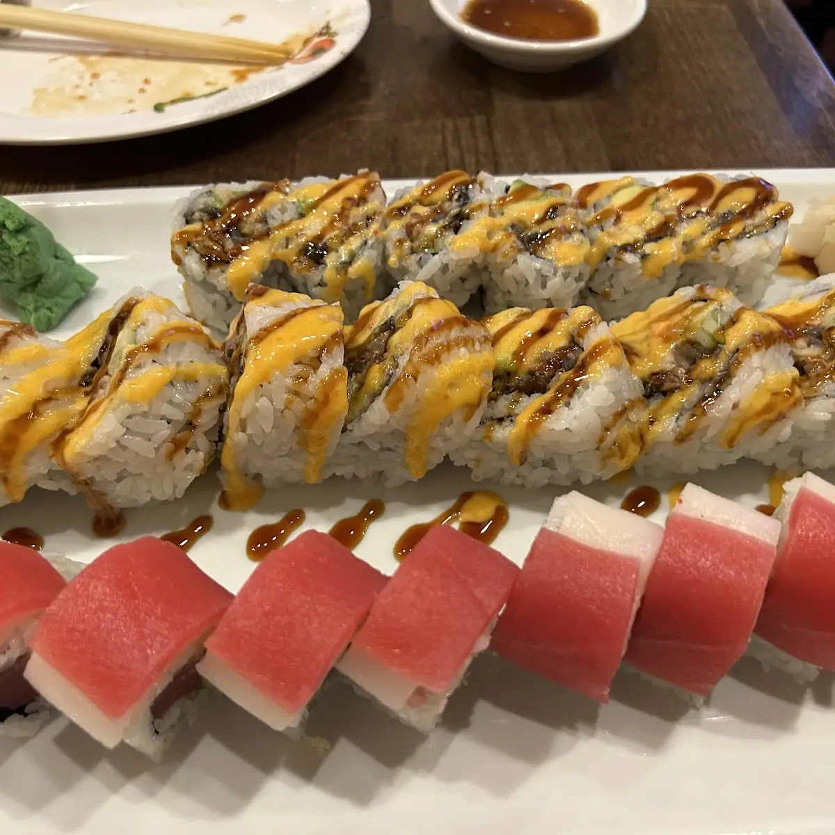 Dragon Roll and Another Combination Roll
