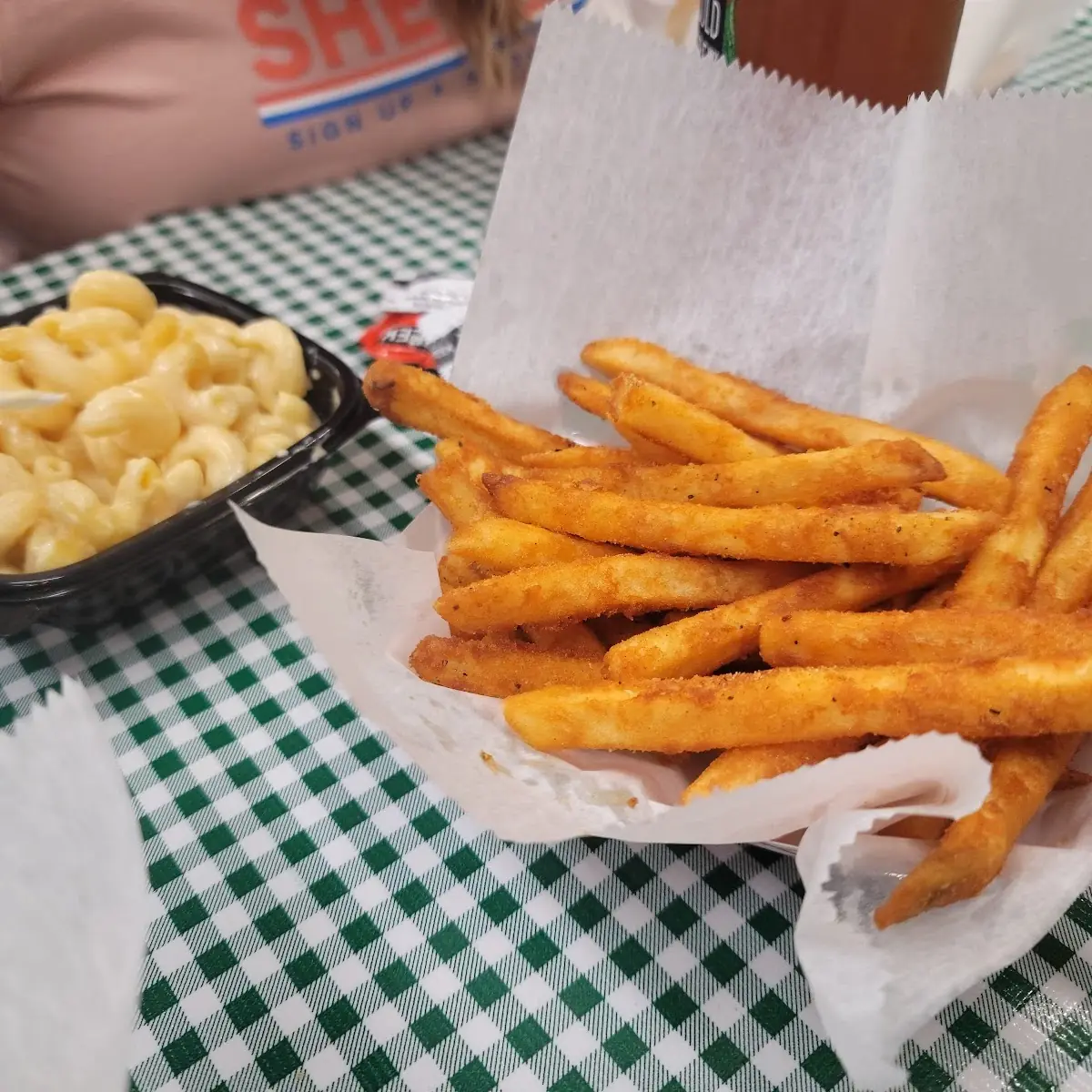 Mac and Cheese and Fries