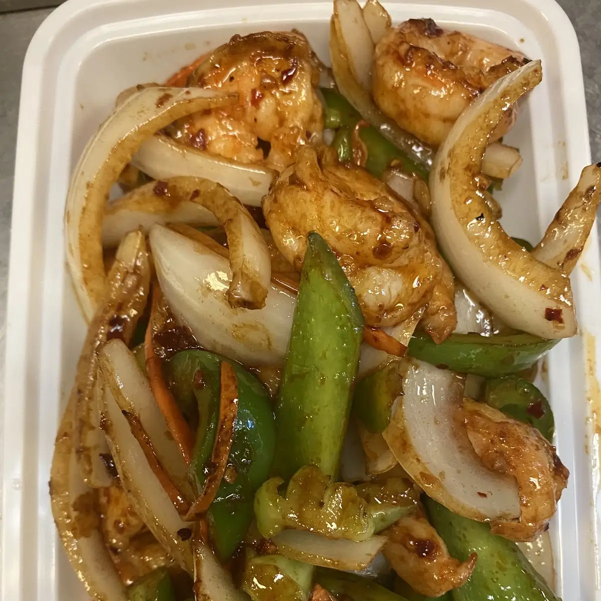 Pepper Steak w Onion Chicken Wings