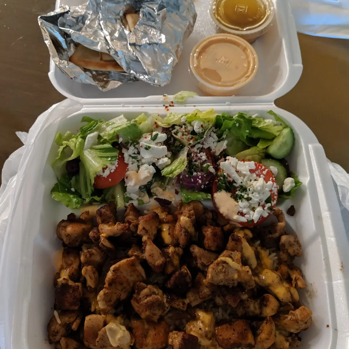 Chicken Gyro Salad