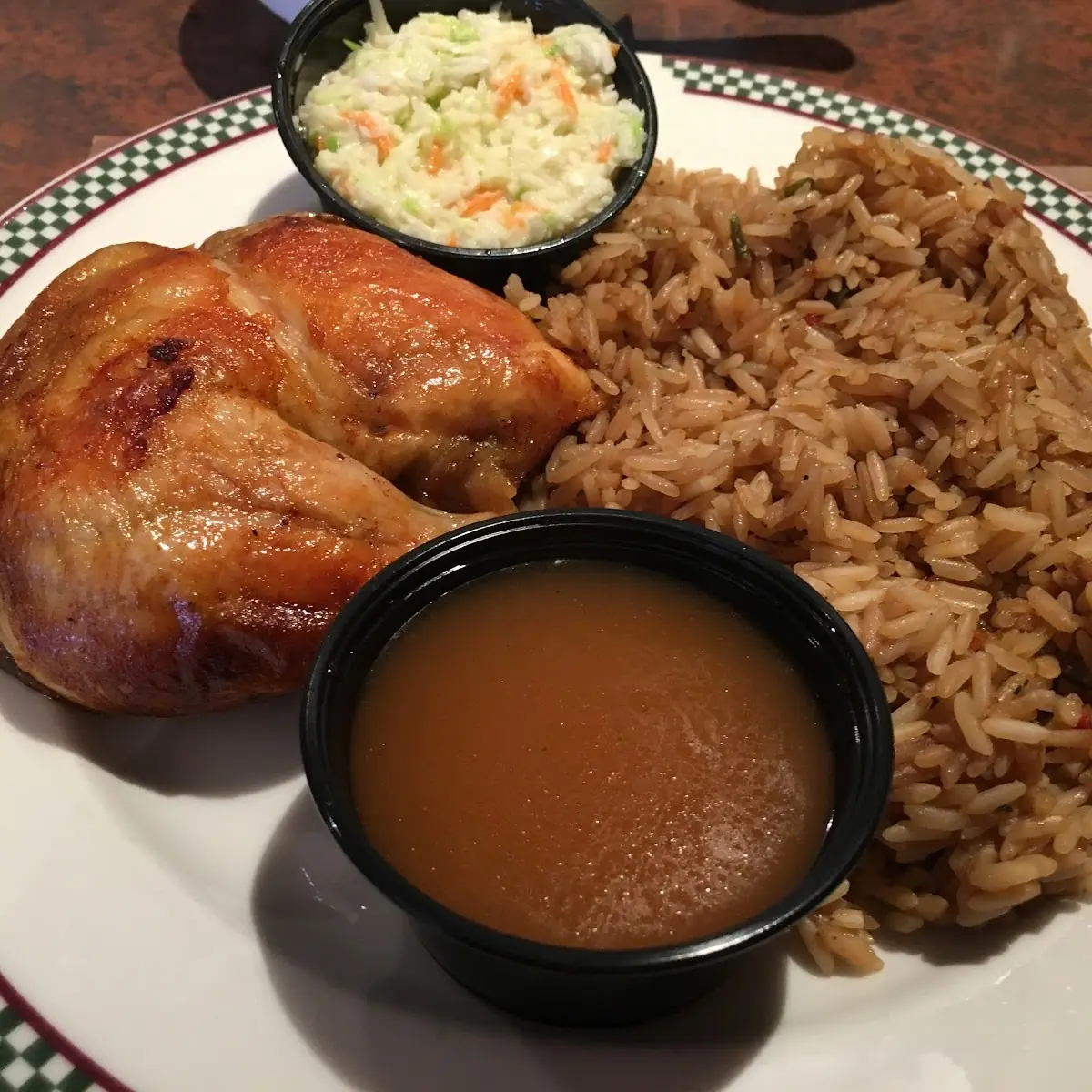 Classic Chicken Leg Dinner, Pizza Delight