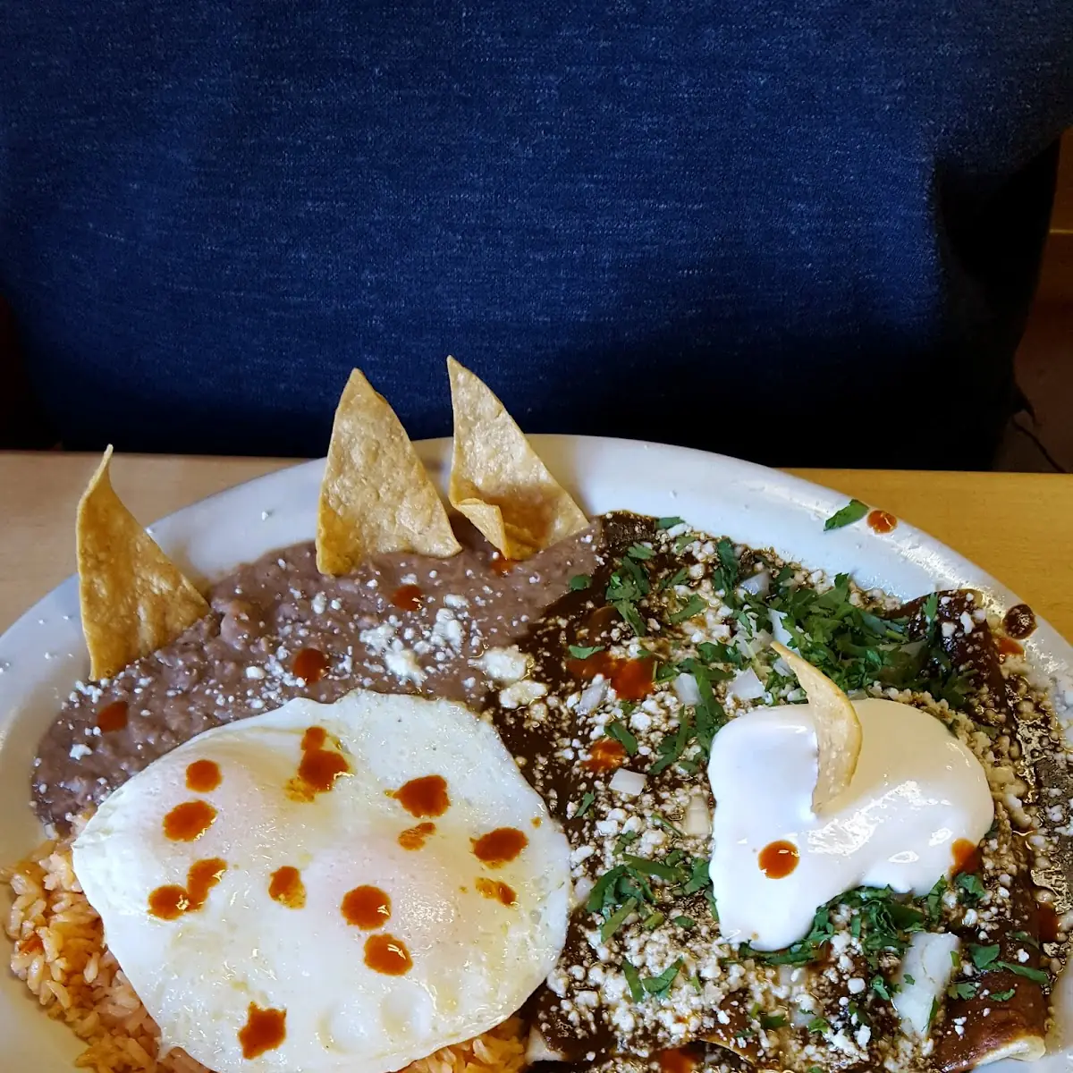 Mole Enchiladas
