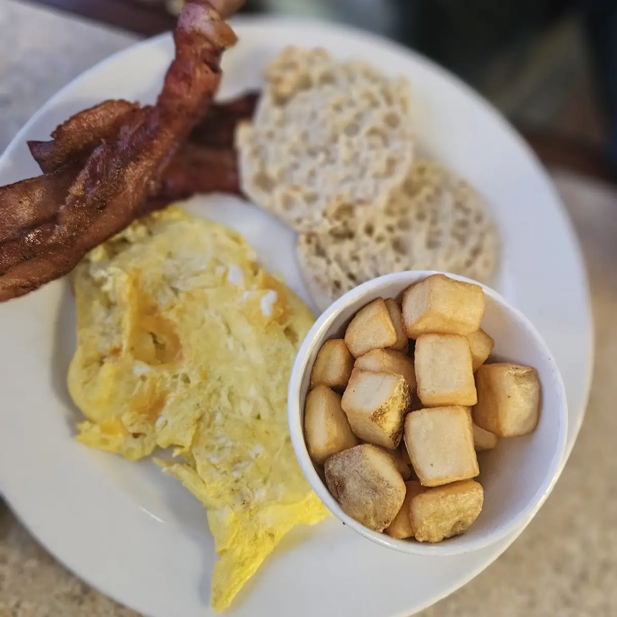 Scrambled Eggs with Bacon