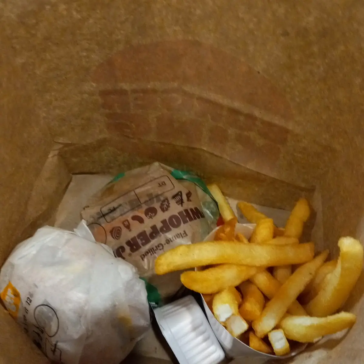Whopper Jr Cheeseburger Combo