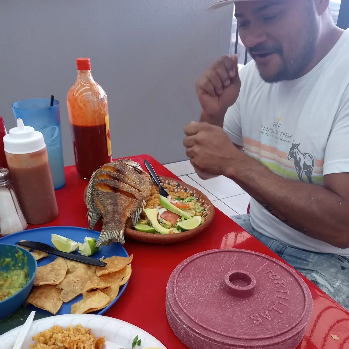 Mojarra Frita Fried Whole Fish