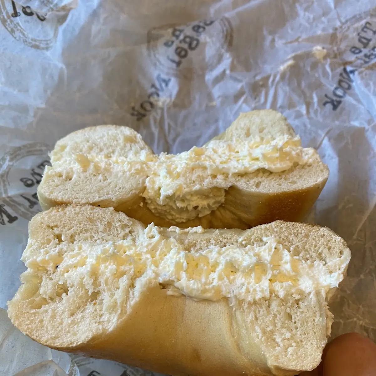 Plain Bagel with Plain Cream Cheese