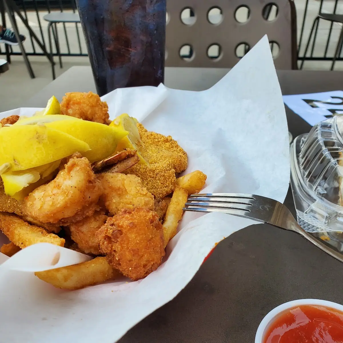 Shrimp and Catfish Basket