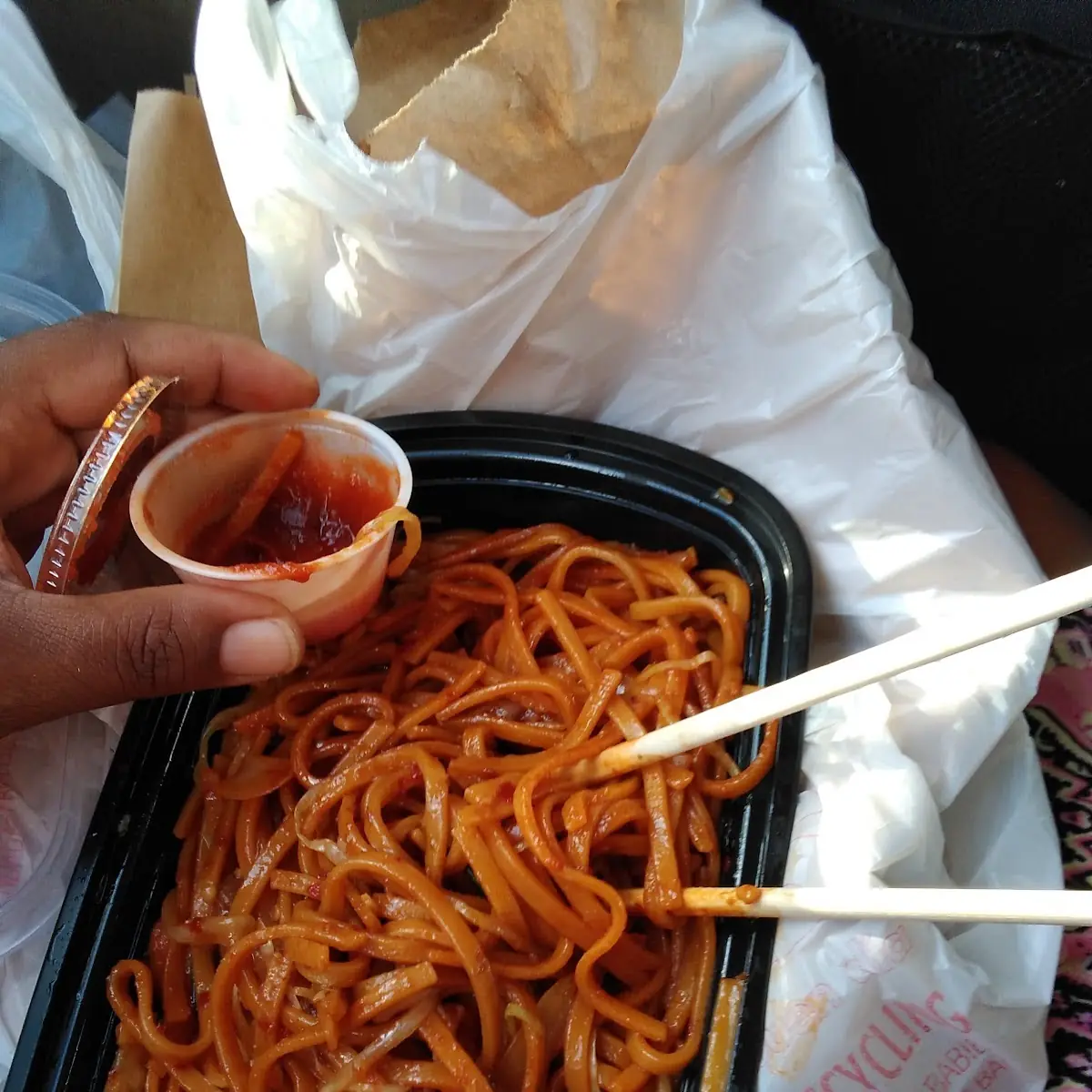 Combination Lo Mein Noodles