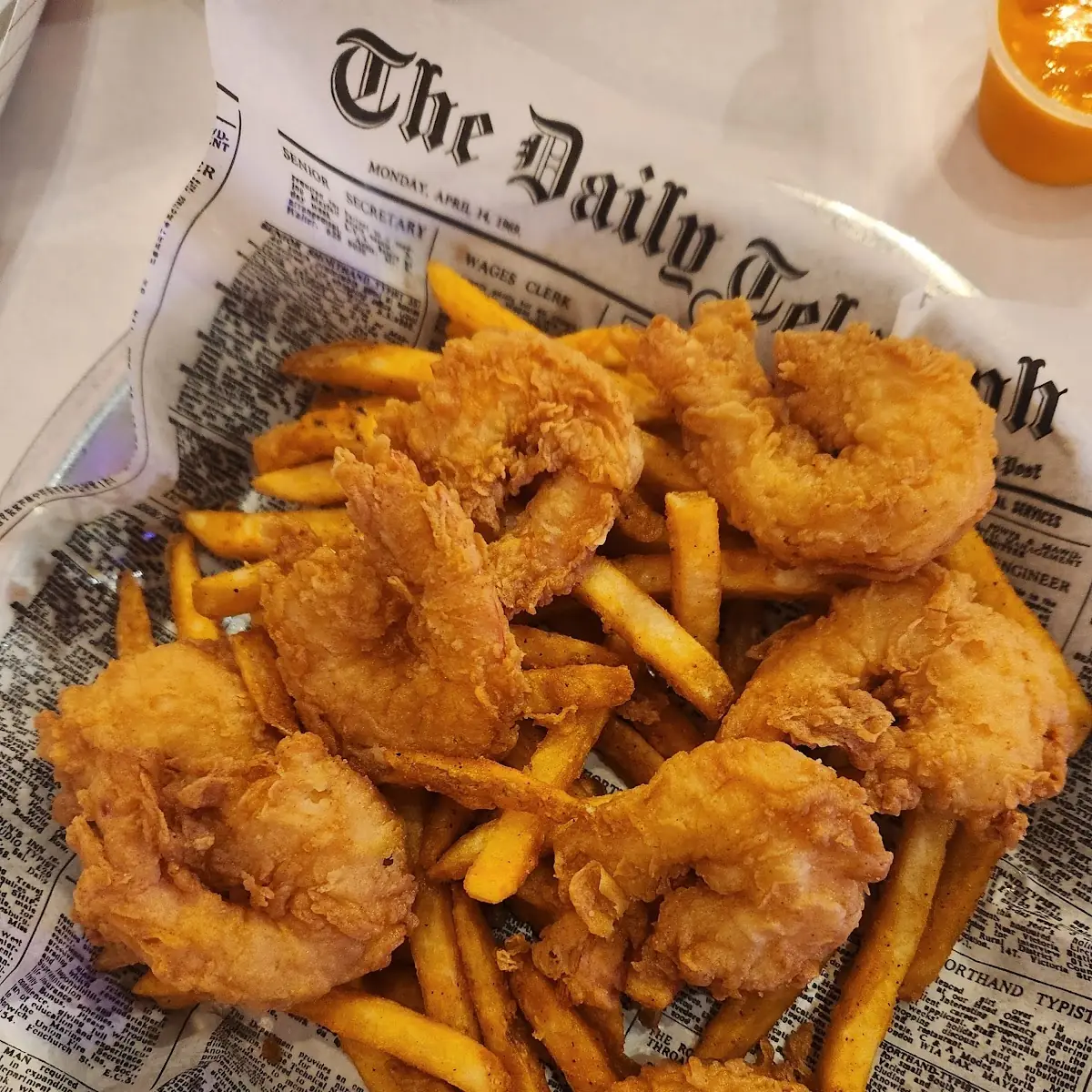 Fried Shrimp Basket 8