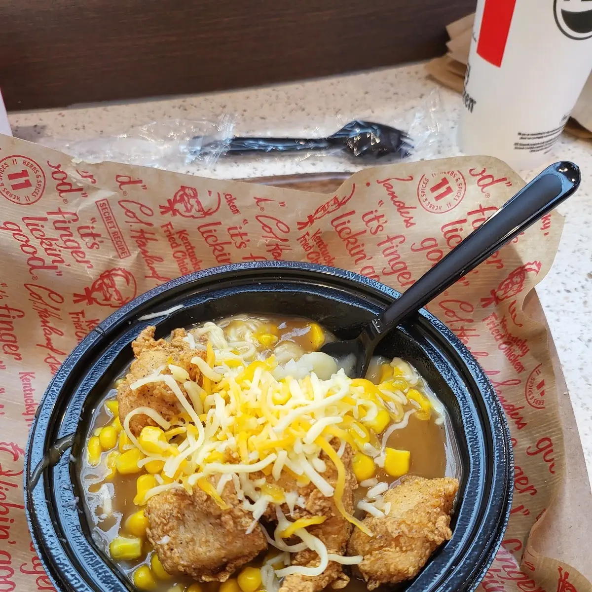 Mashed Potatoes and Gravy Chicken Bowl