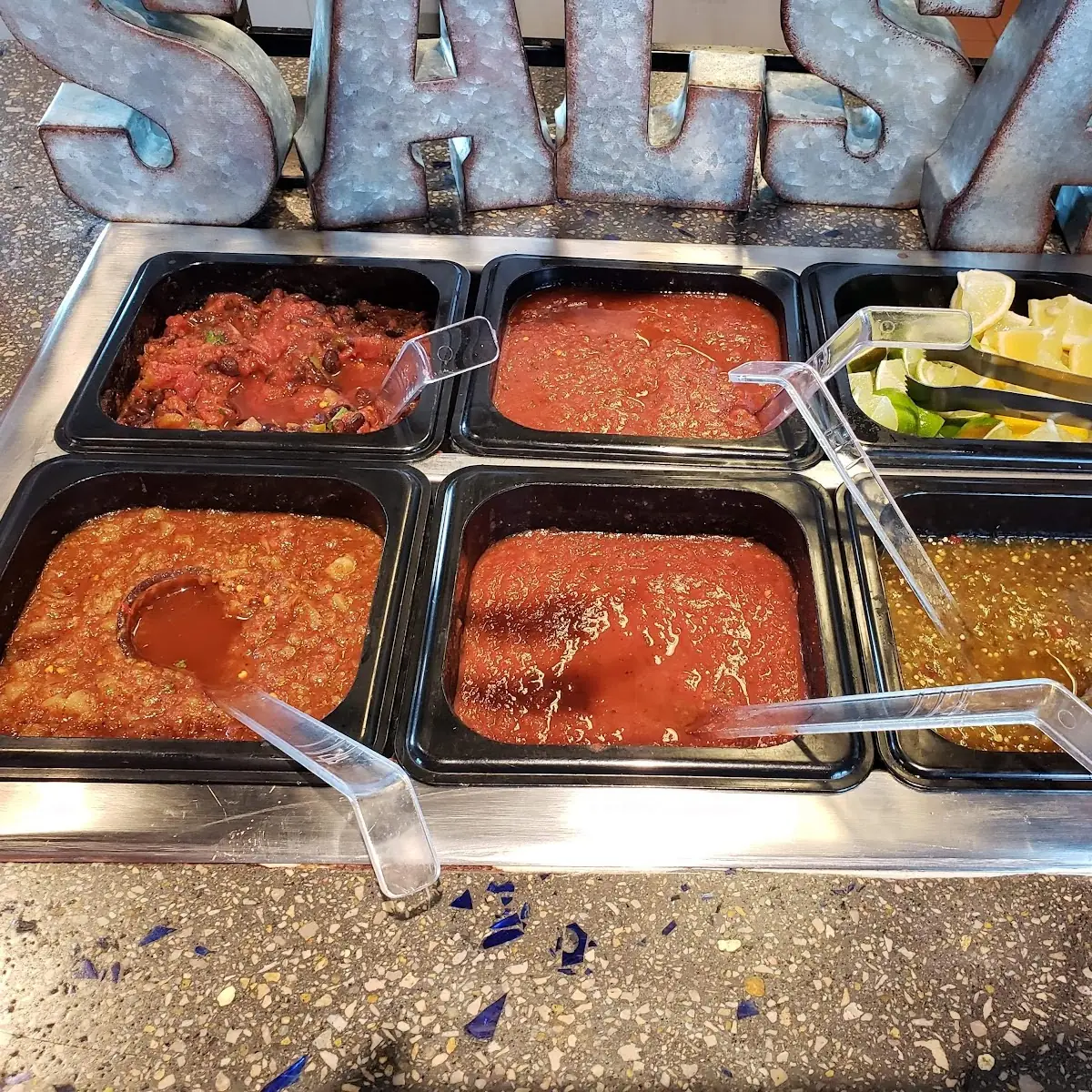 Self Serve Salsa Bar