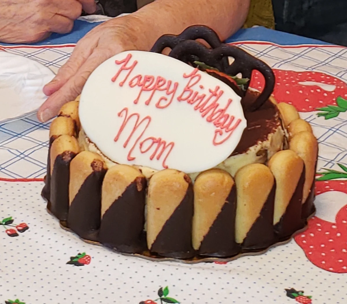 Tiramisu Birthday Cake