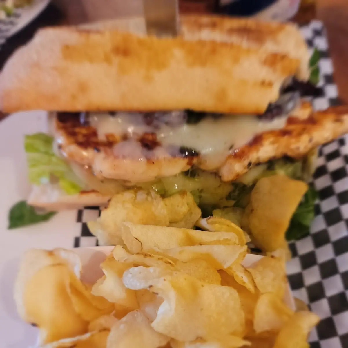 Chicken Basil Pesto Chicken Sandwich