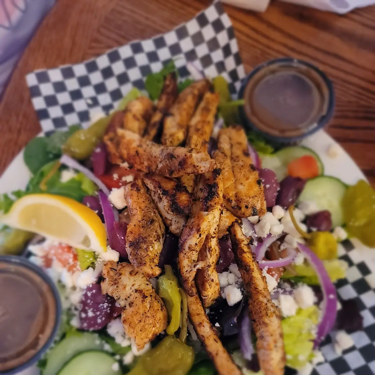 Greek Salad with Chicken
