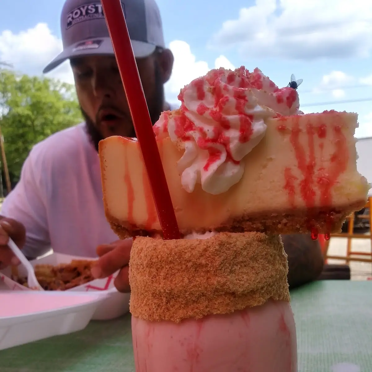Strawberry Cheesecake Milk Shake