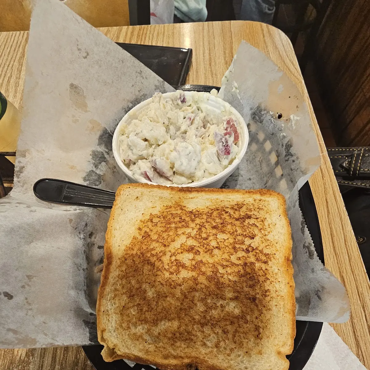 Pulled Pork Sandwich and Potato Salad