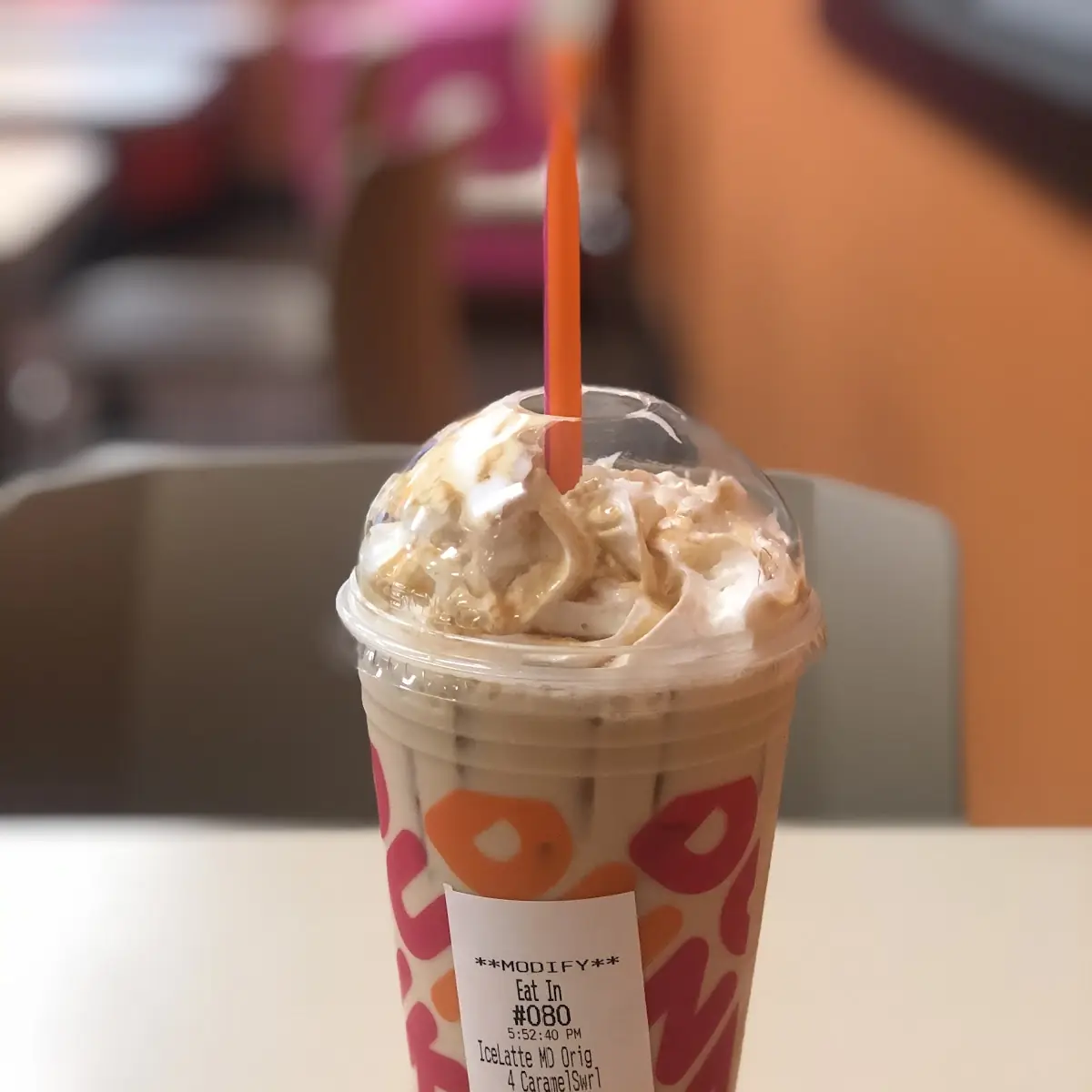 Iced Caramel Latte