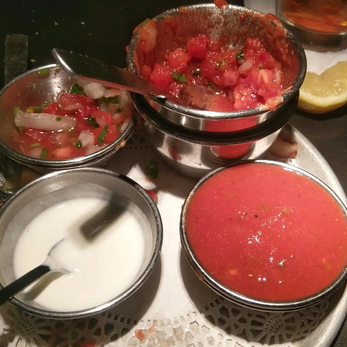 Salsa and Sour Cream