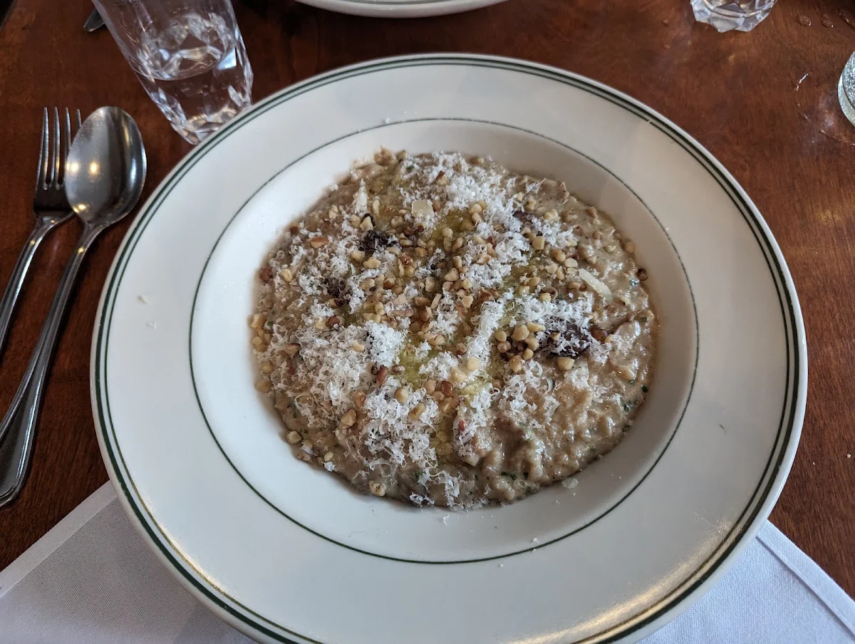 Risotto Porcini Mushroom Chardonnay & Walnuts