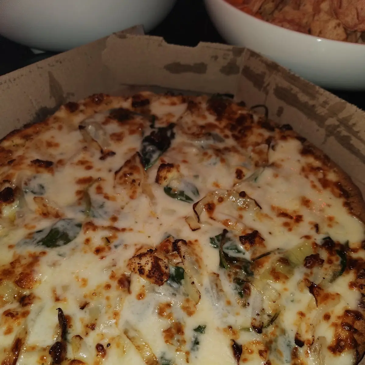 Feta and Spinach Pizza Medium Size