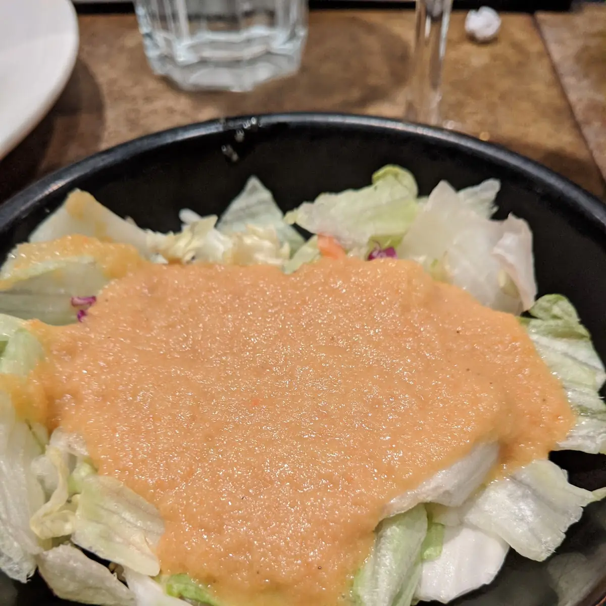 House Salad with Ginger Dressing