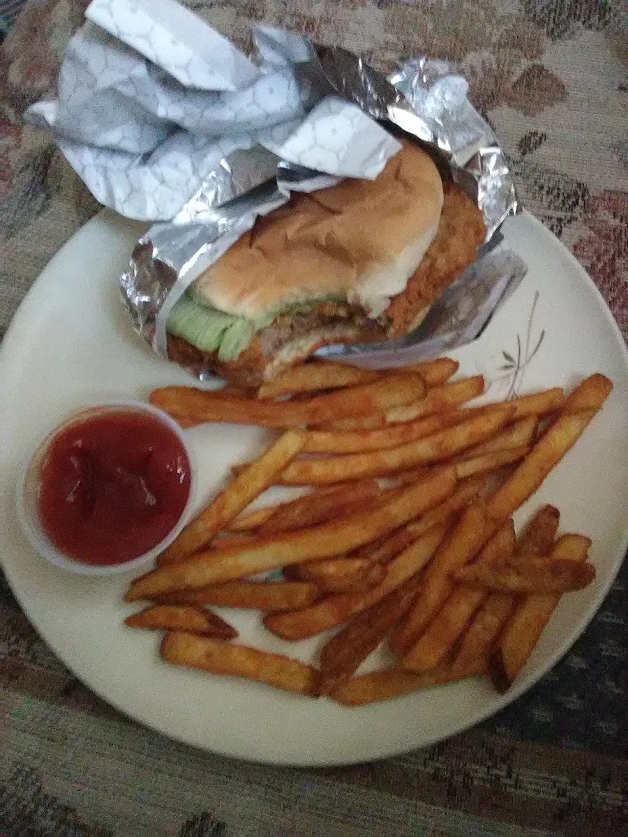 Steak Sandwich with Fries
