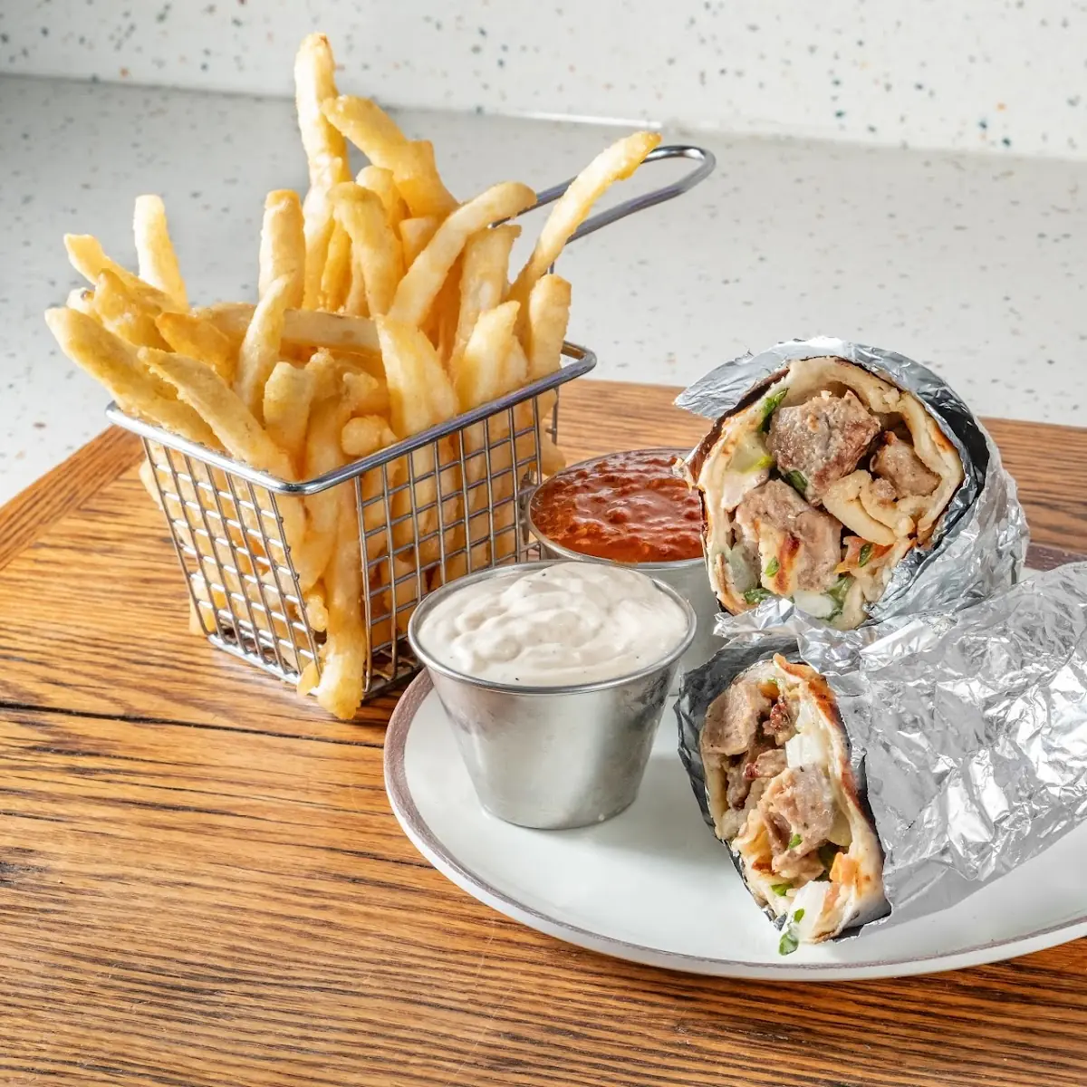 Chicken Caesar Shawarma