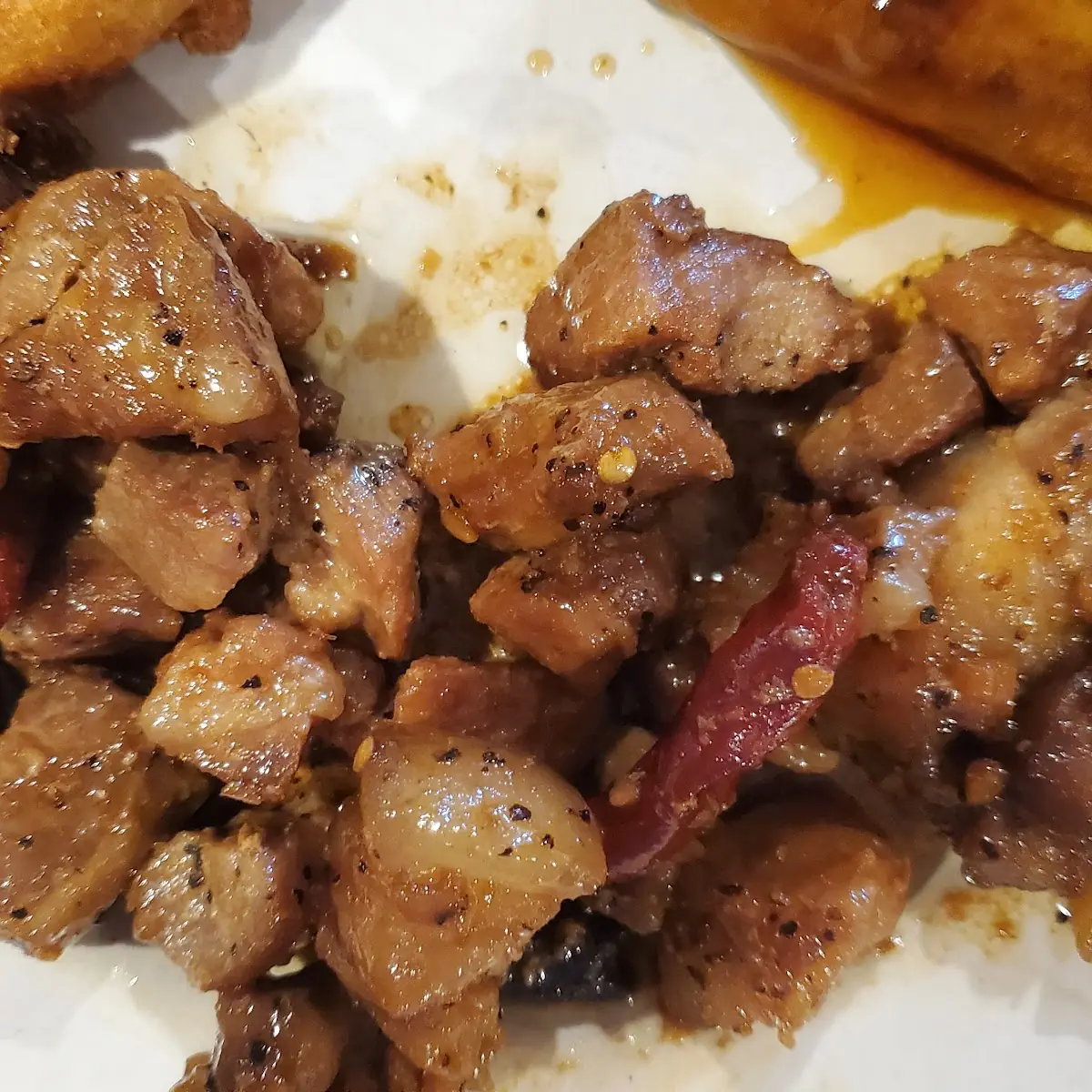 Spicy Pork and Jalapenos with Spring Onions