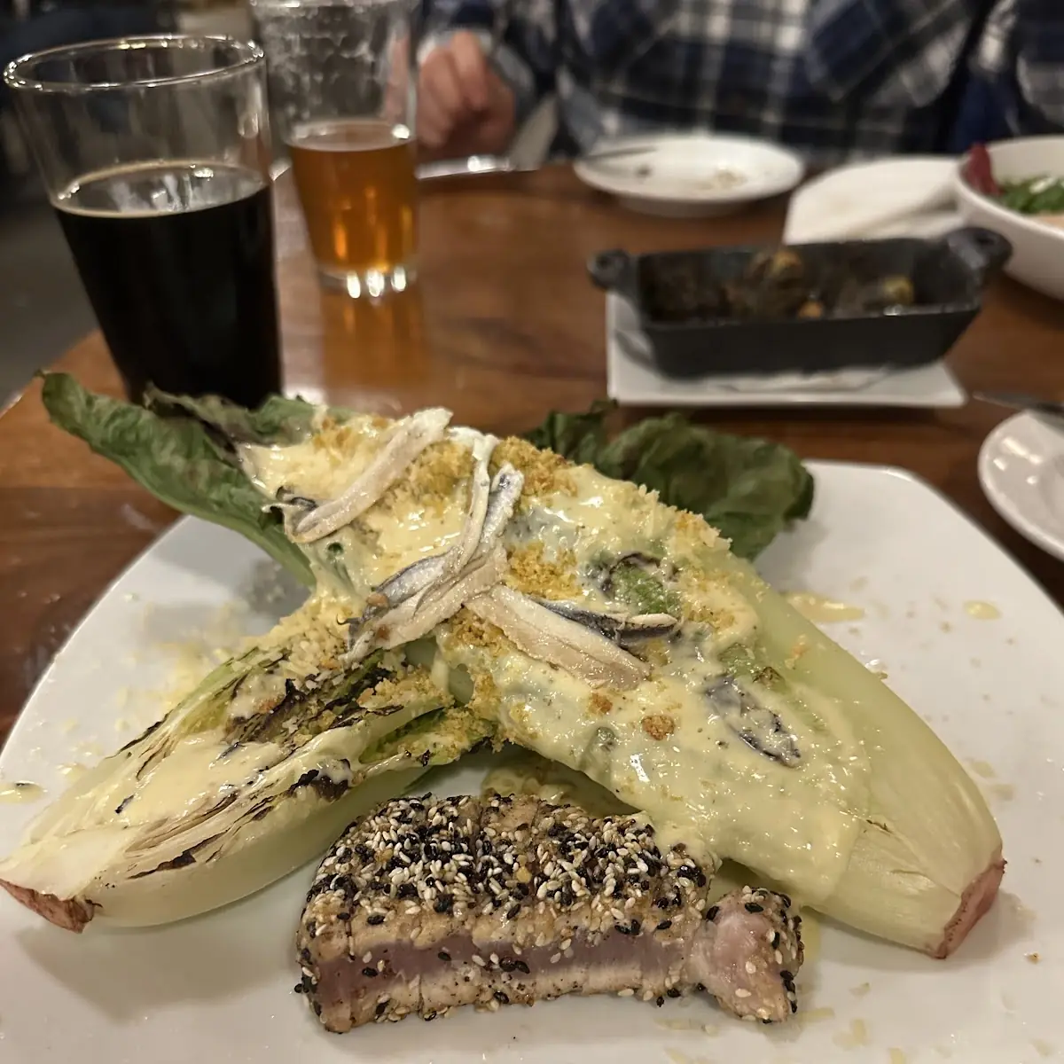 Grilled Caesar Salad