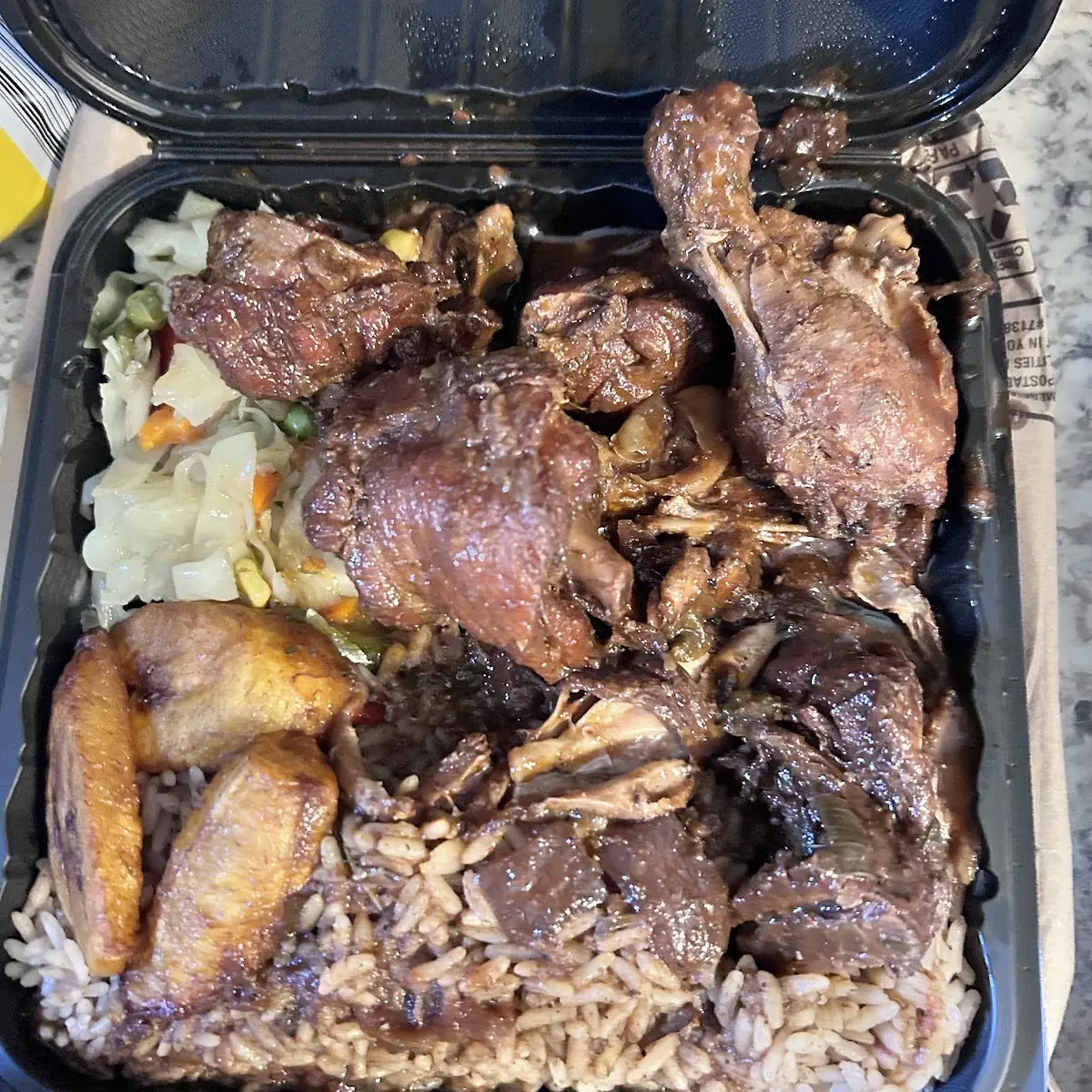 Large Brown Stewed Chicken