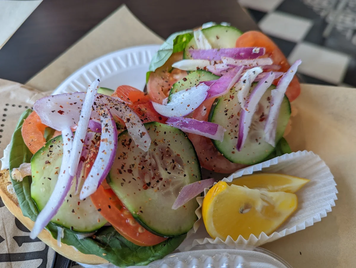 Cream Cheese and Lox Bagel