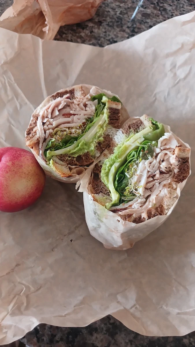 Turkey & Avocado with Provolone Sprouts Lettuce & Thousand Island Dressing on Rye
