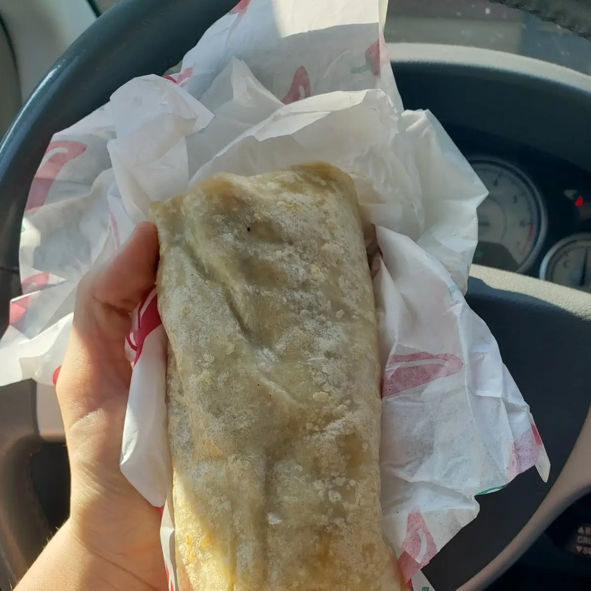 Bean Cheese and Rice Burrito