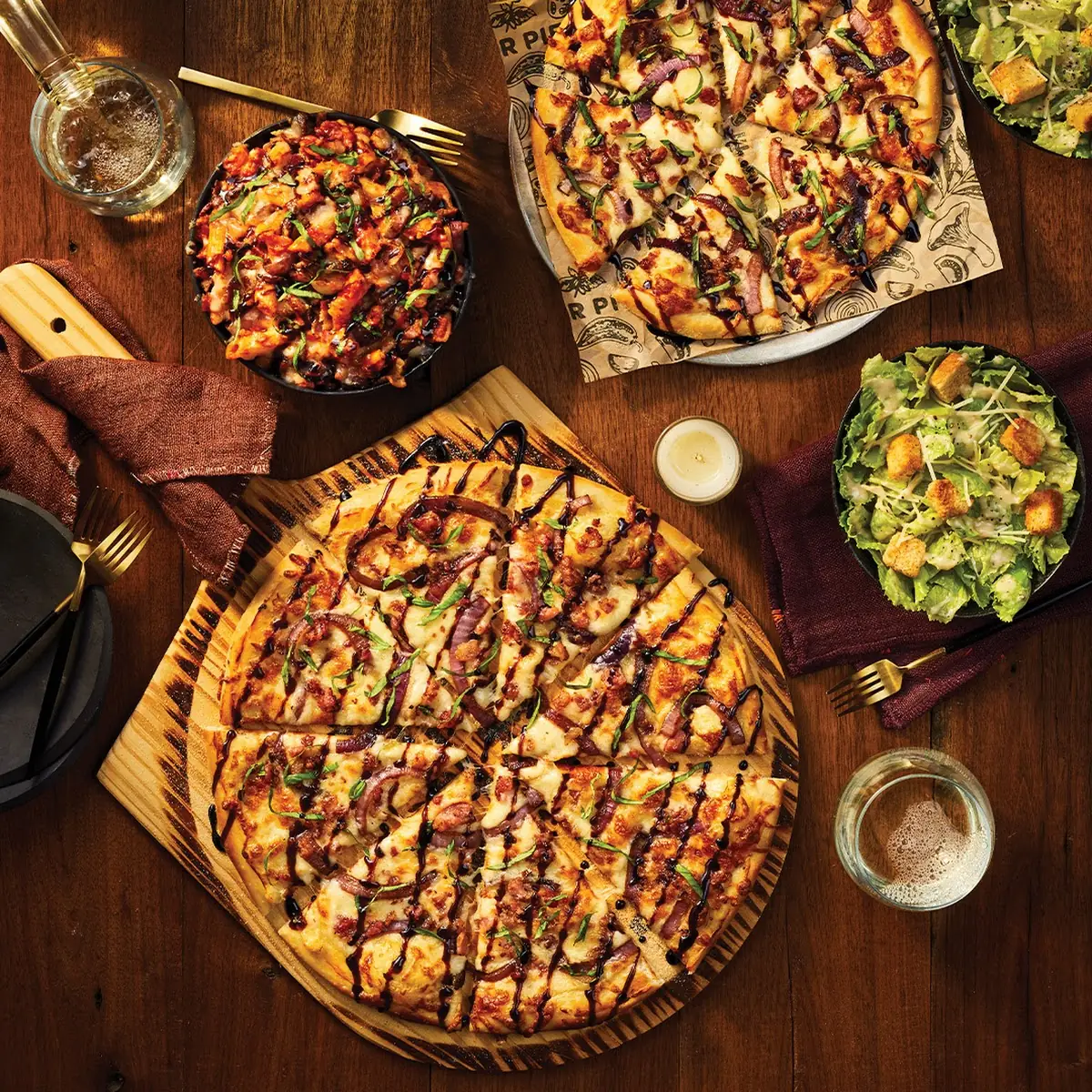10 BBQ Chicken Pizza