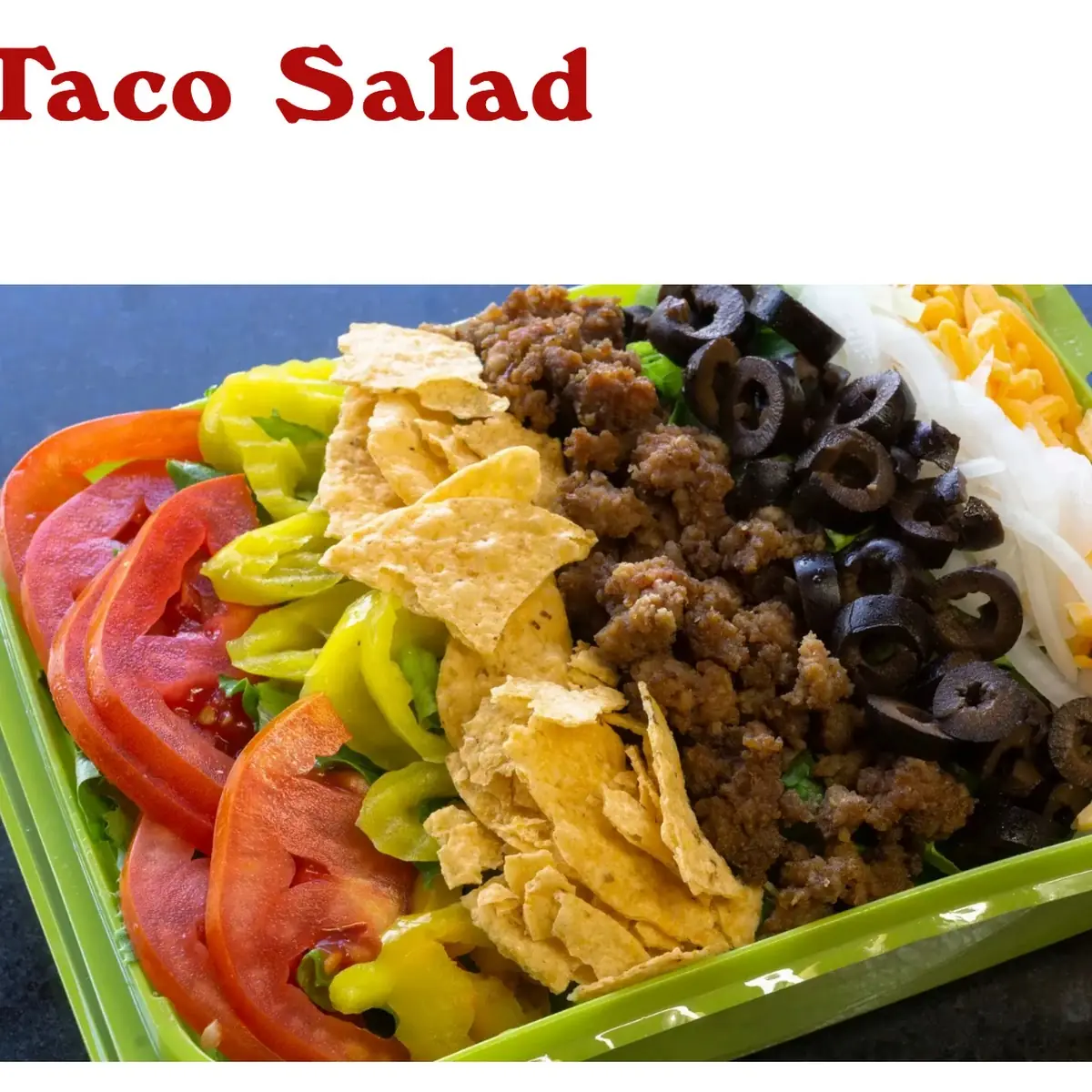 Beef Taco Salad