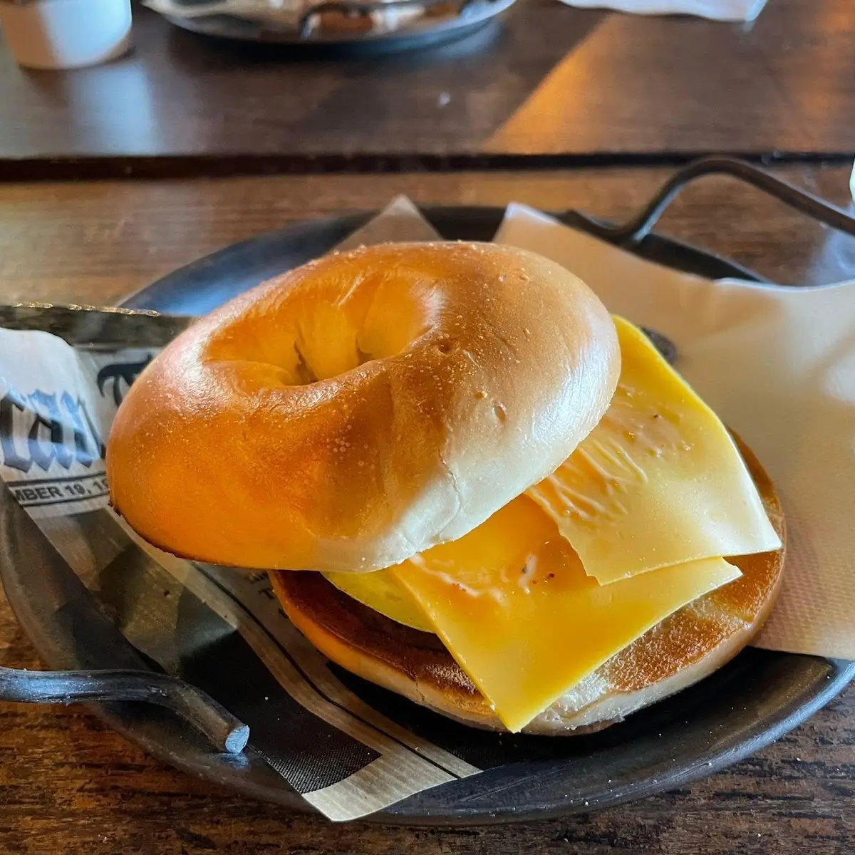 Breakfast Sandwich on a Bagel