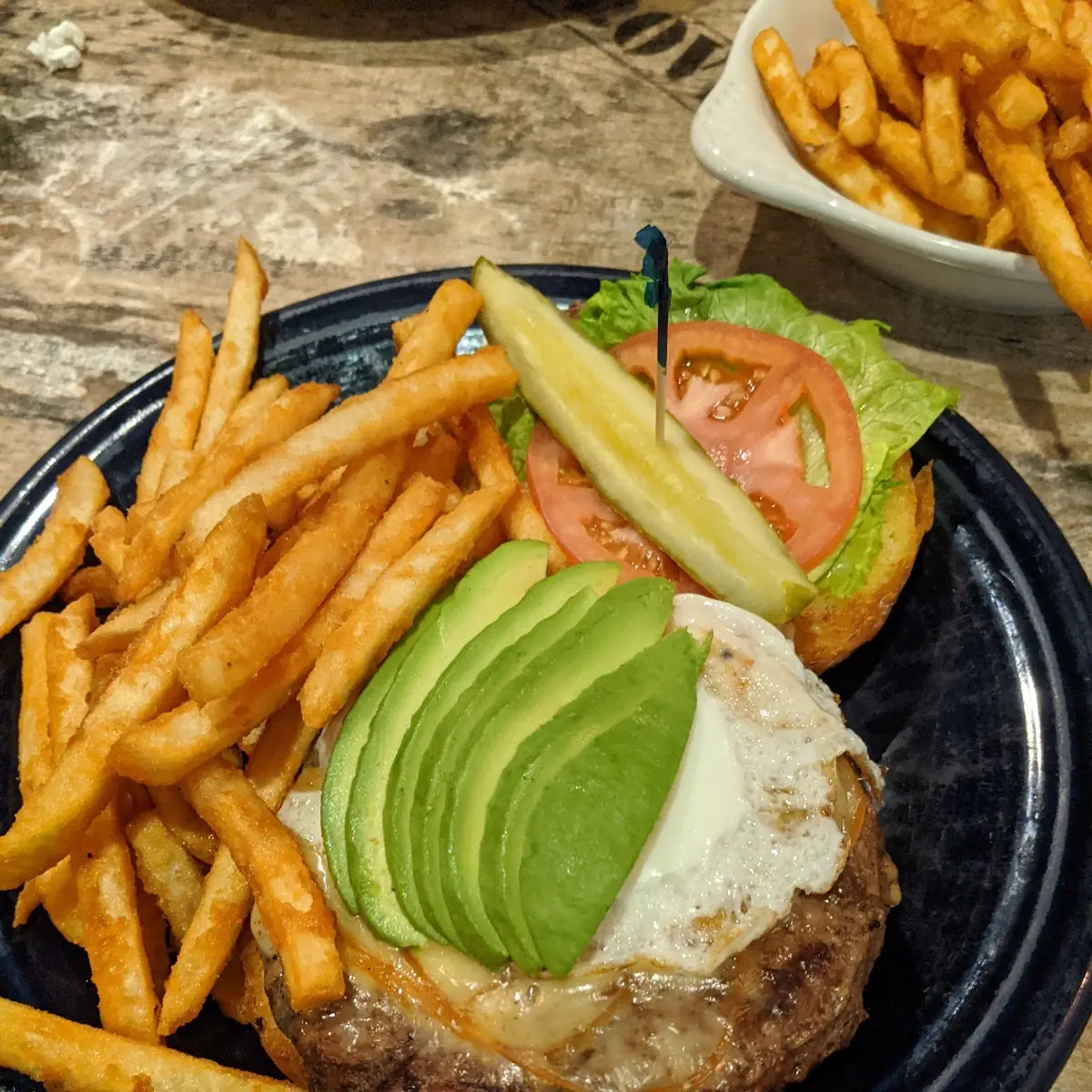 Cheeseburger with French Fries