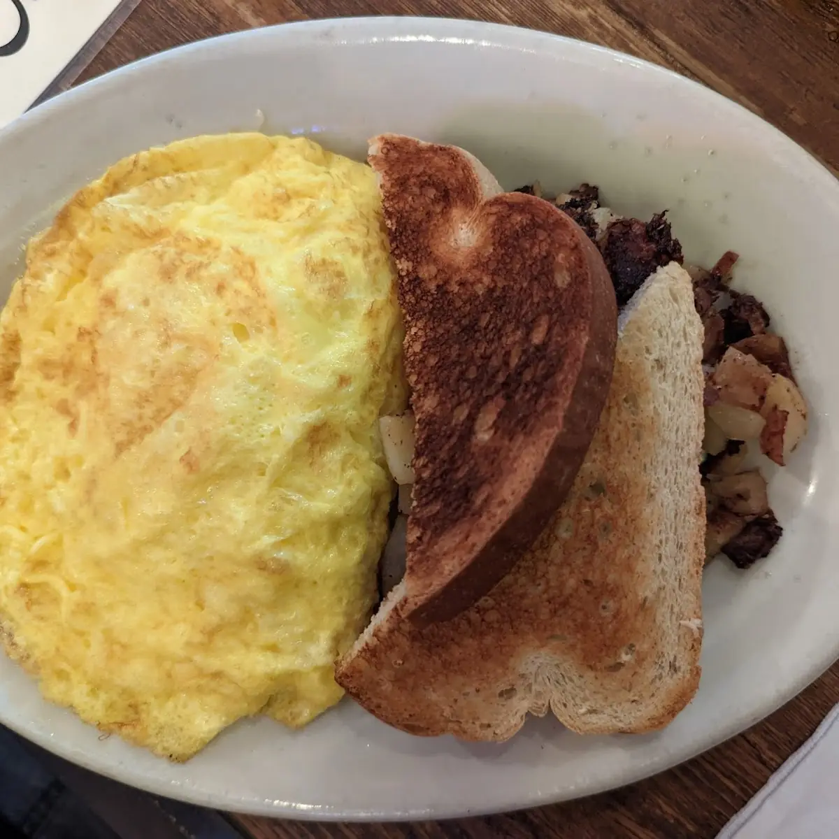 Spinach Mushroom Omelette