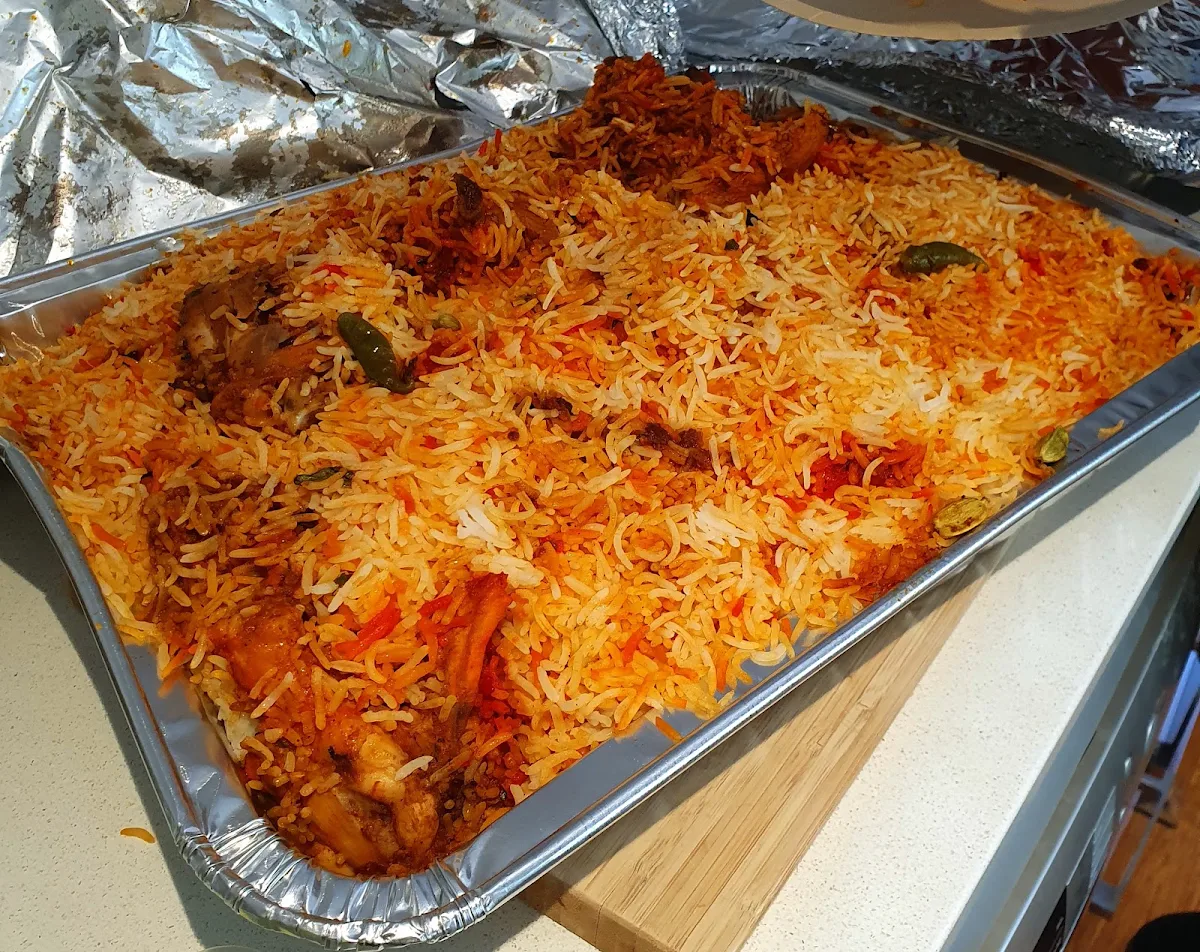 Dum Biryani Rice, Angry Chicken BHAITAK