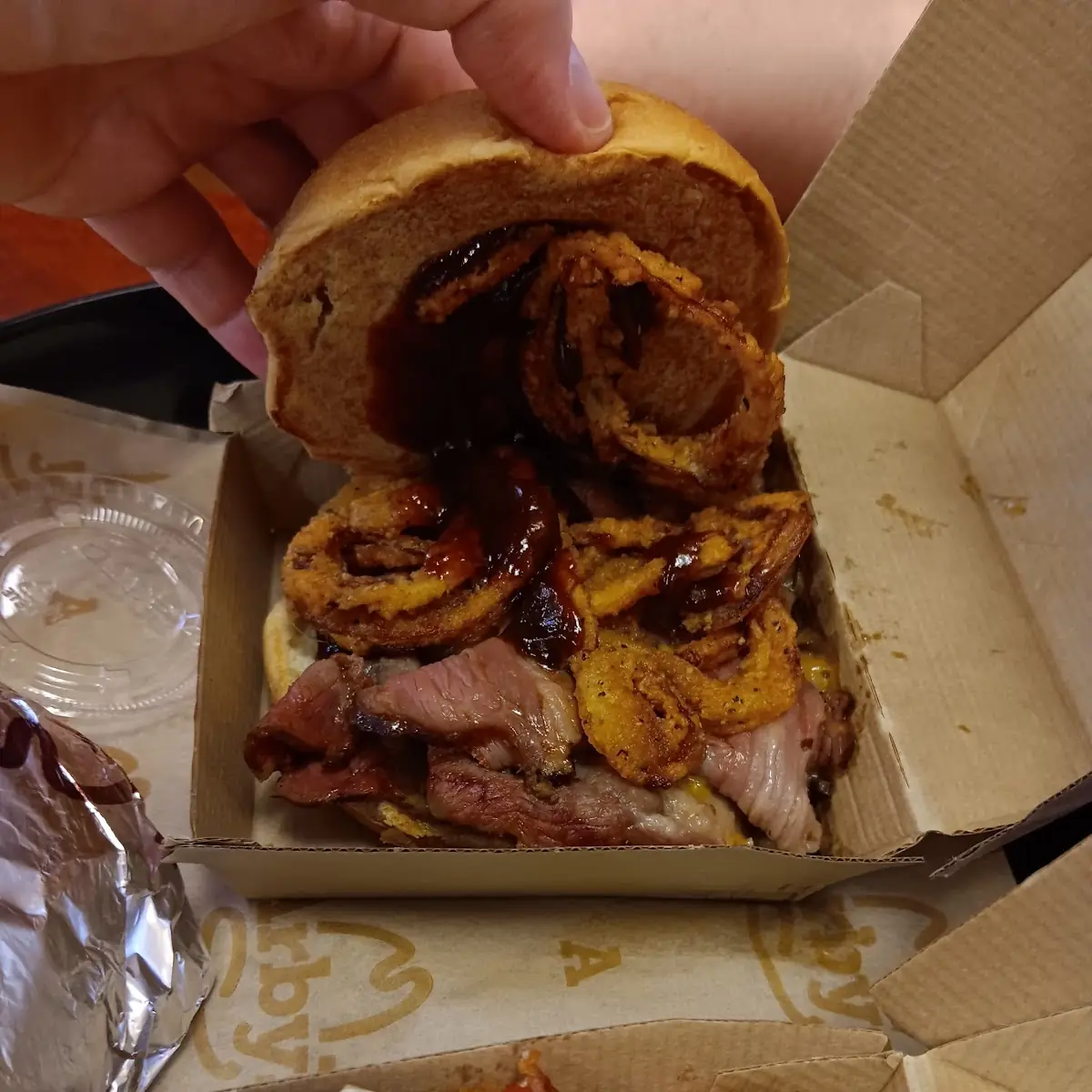 Quarter Pound Chopped Brisket Sandwich